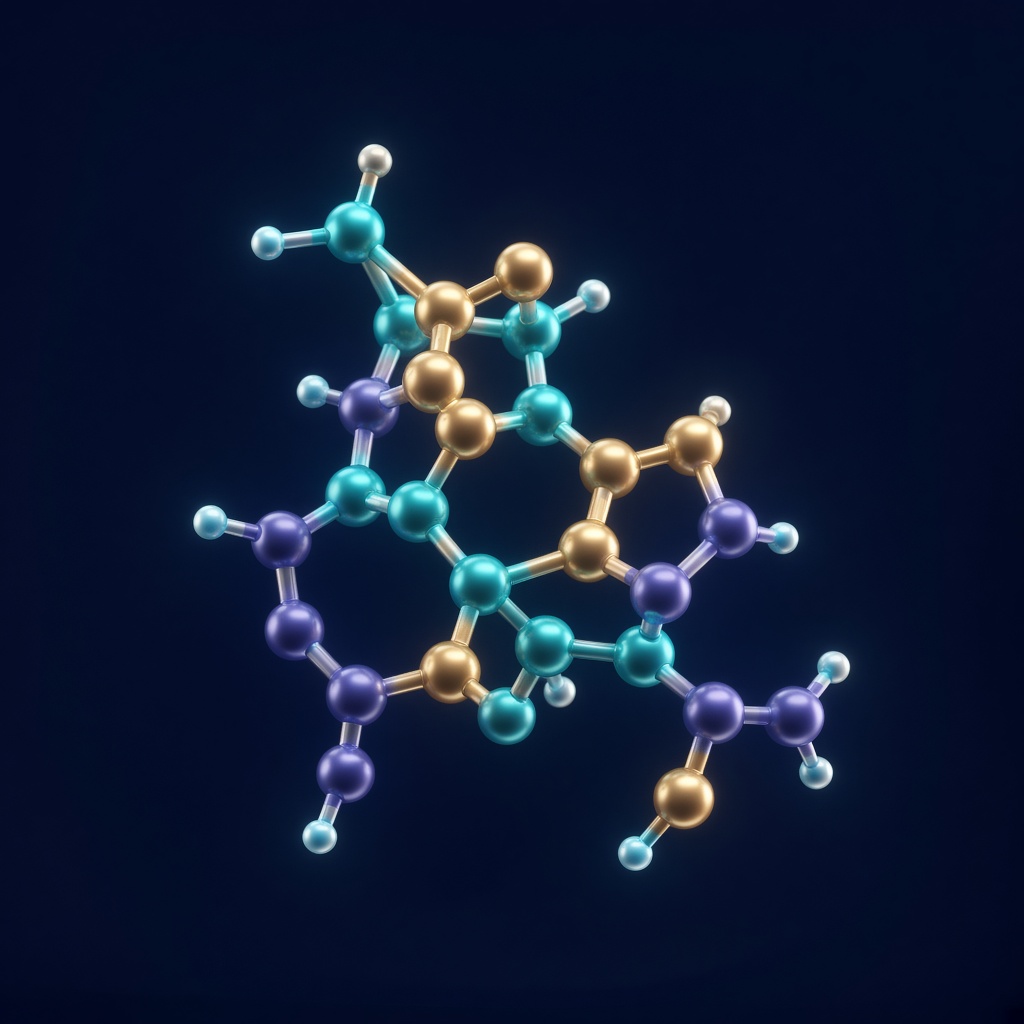 BPC-157 molecular view