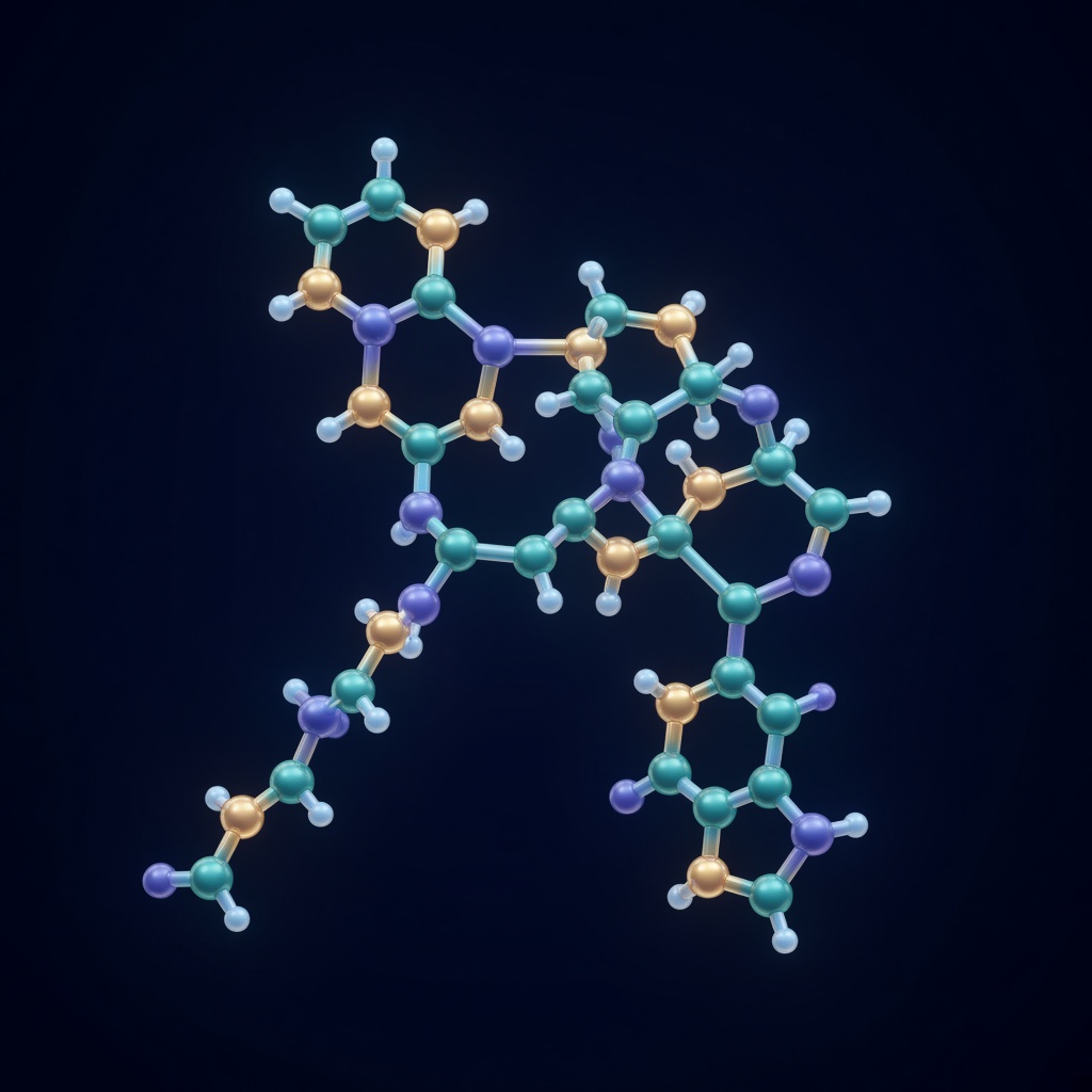 Semaglutide molecular view